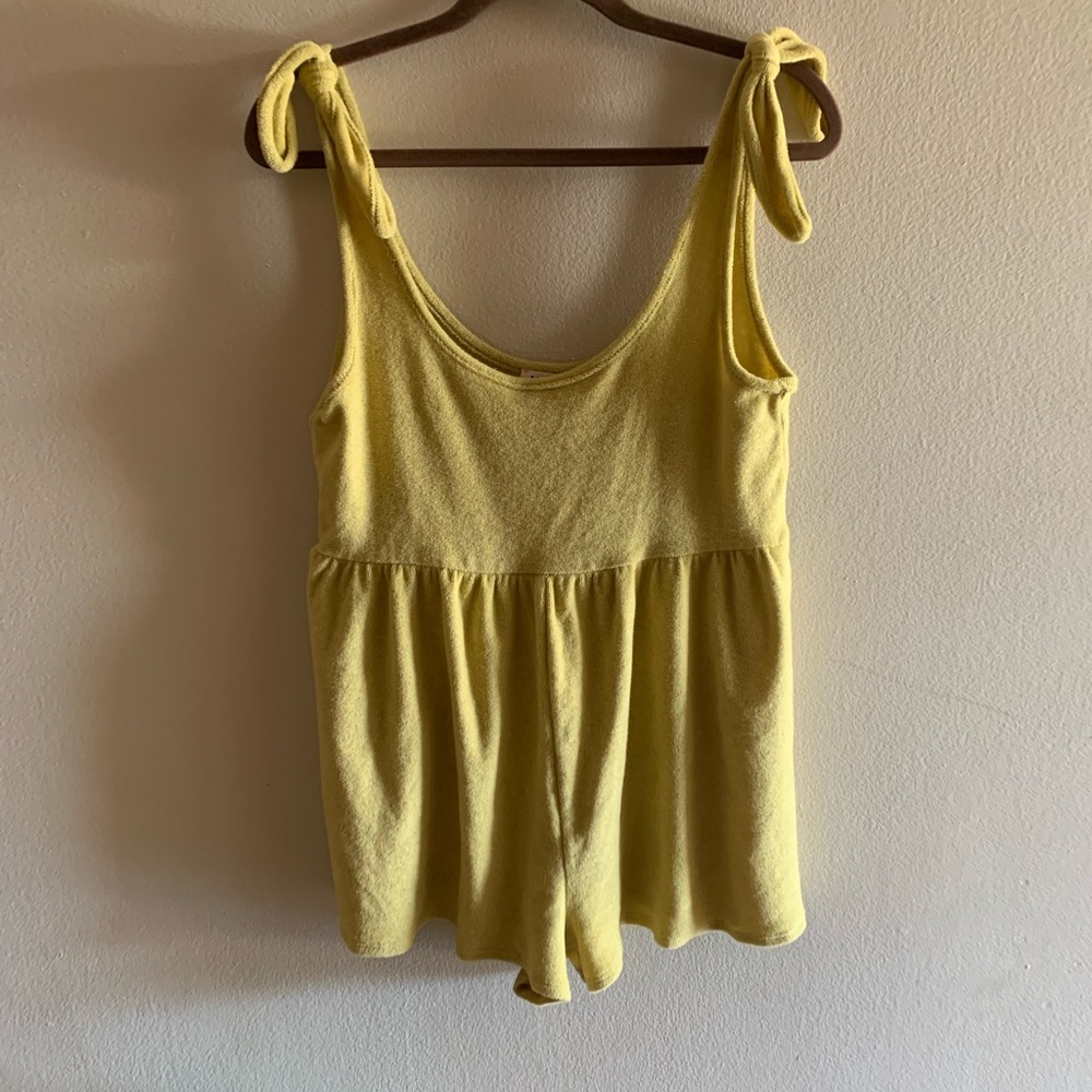 Green summer romper